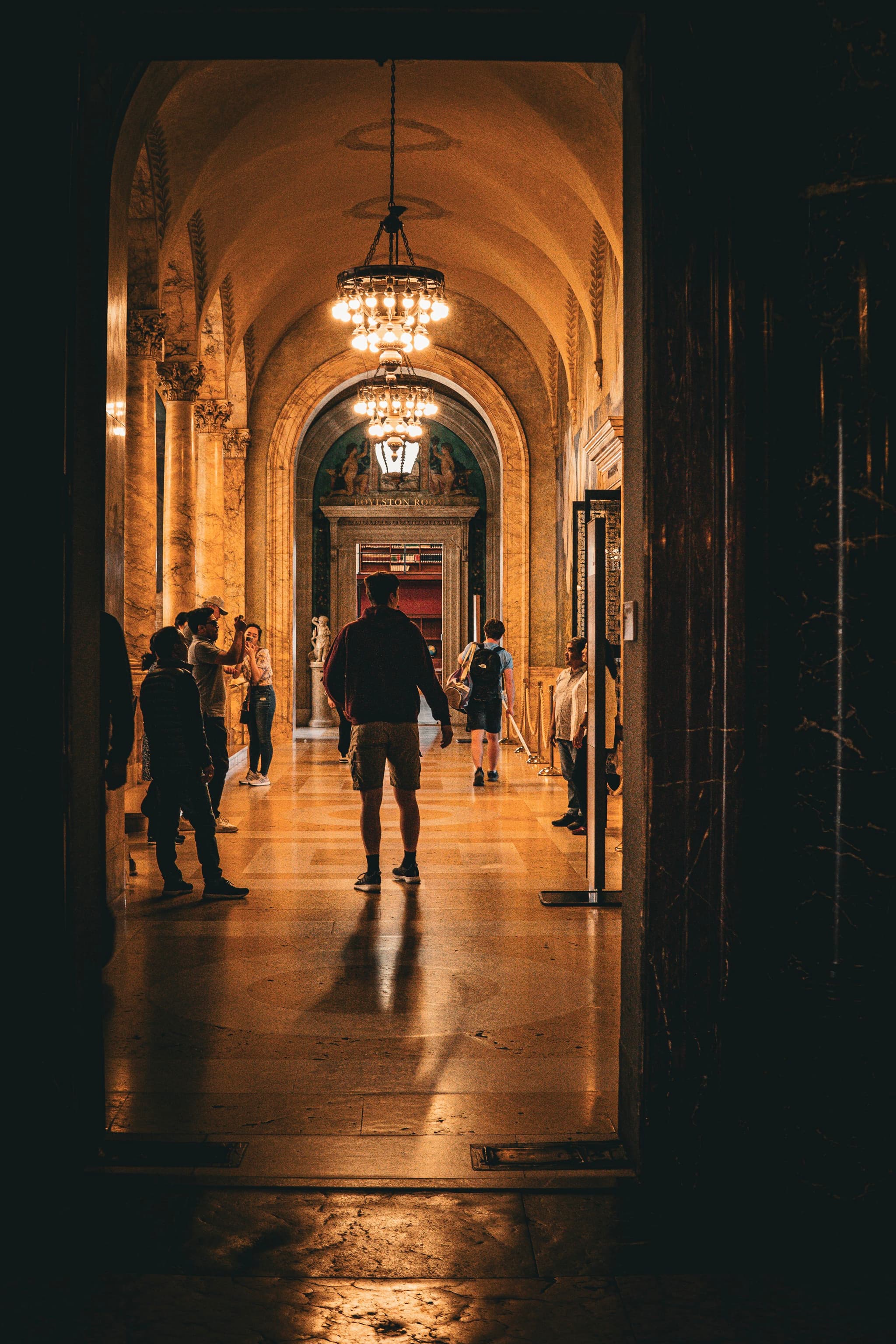 Wandering around Boston Public Library